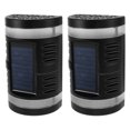 thumbnail image 1 of Muyoka 2pcs Luz de pared solar Luz de paso solar LED para exteriores Luz de cerca solar de encendido / apagado automático Luz de cubierta solar a prueba de agua IP65 con luz blanca para patio Escalera Muyoka Hogar, 1 of 3