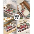 thumbnail image 6 of Christmas Dish Drying Mat for Kitchen Counter,Super Absorbent Quick Dry Coffee Bar Mat Pad Thin Diatomaceous Sink Mat Non Slip Dish Drainer Mat 16x18 Xmas Tree Gifts Truck Gnomas Snowman Snowflake Elk, 6 of 6