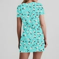 thumbnail image 5 of Dress for Women Short-sleeved V-neck Summer Print Casual Dress, 5 of 5