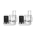 thumbnail image 1 of NutriChef 12 Tasses Multi Fonction Robot de Cuisine et Kit de Lame, Blanc (2 Paquets), 1 of 8