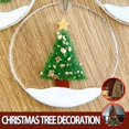 thumbnail image 1 of Colgante de árbol de Navidad para decoración del hogar, colgante plano acrílico, regalos, x-mas, Rama, puerta, ventana, adorno para vacaciones, 1 of 3