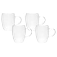 thumbnail image 1 of Brusela Juego 4 Tazas de Cristal de Doble Pared Chefmaker, 1 of 8
