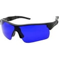 thumbnail image 5 of grinderPUNCH Men's Golf Ball Finder Glasses - True Blue Lens - Sports Style Frame - Wrap Around Sunglasses, 5 of 5