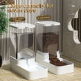 thumbnail image 3 of Automatic Cat Feeder & Water Dispenser with Gravity Food Storage Container for Cats and Dogs, 3 of 10