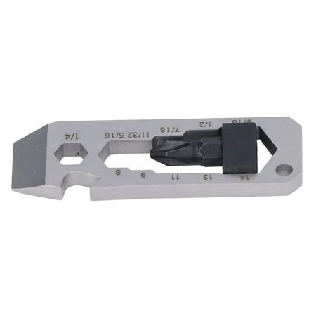 Pocket Tool Bottle Opener Easy Operation 7 in 1 Multitool Screwdriver for Outdoor