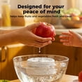 thumbnail image 5 of Fruit and Vegetable Washing Machine, 2027 Upgraded Produce Washing Device with Titanium Plate, Waterproof Food Cleaner, Rechargeable for Kitchen and Outdoor Use, 5 of 8