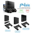thumbnail image 2 of PS4 Stand Cooling Fan Station for Playstation 4/PS4 Slim/PS4 Pro, PS4 Pro Vertical Stand with 12 Game Slots, 2 of 5