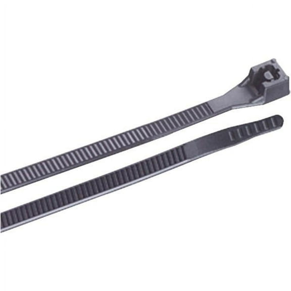 Gardner Bender Nylon Cable Tie - Self-Locking, Durable, UV Black - 1000 Pack, 4 In.