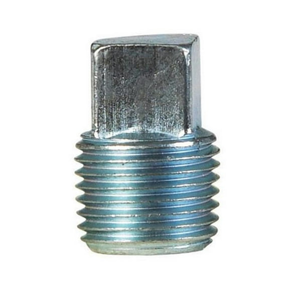 Billco 753288000322 0.25 in. Square Head Plugs in Galvanized Steel - pack of 5