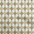 thumbnail image 1 of oneOone Cotton Jersey Light Brown Fabric Argyle Craft Projects Decor Fabric Printed By The Yard 58 Inch Wide, 1 of 4