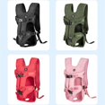 thumbnail image 3 of Pet Backpack Carrier For Cat Dogs Front Travel Dog Bag Carrying For Animals Small Medium Dogs Bulldog Puppy Mochila Para Perro shopwise Round, 3 of 10