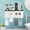 Black 2 cups, variant on Toothbrush Holder Wall Mounted With Double Automatic Toothpaste Dispenser Squeezer Kit, 3 Cups/2 Cups