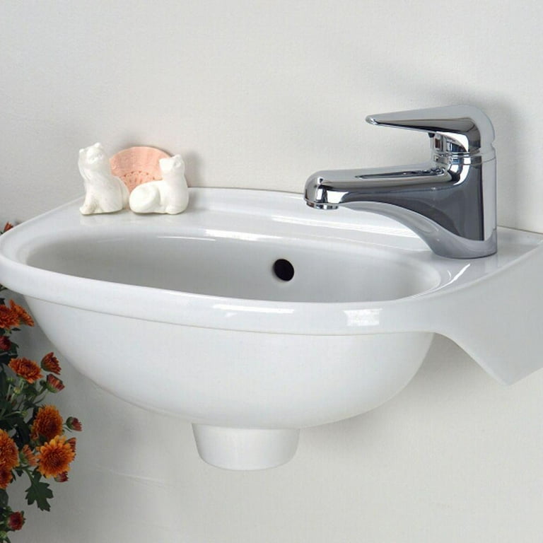 Barclay Tina Wall-Hung Lavatory with 1 Hole on Right