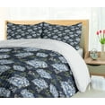 thumbnail image 5 of Ambesonne Floral Duvet Cover Sets, Classic Peony Petal, 2-Queen, Pistachio Green Blue, 5 of 7