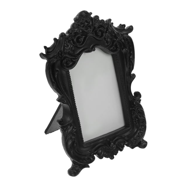 FUEENIRVA Petit Cadre Vintage en Résine Style Européen Cadre Photo Décoratif Mini pour Adultes 1 Ensemble