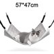 thumbnail image 2 of Hamaca para gatos, hamaca transpirable para mascotas con correas ajustables y ganchos de metal, hamaca colgante de doble cara para gatos, hurones, cachorros y otros animales pequeños, 2 of 5