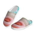 thumbnail image 2 of Easygdp Pink Float Ring On Beach Slippers for Women Mens Winter Warm Home Slippers Plush Slip on House Slippers for Indoor Outdoor Shoes-11, 2 of 7