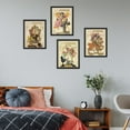 thumbnail image 4 of PixonSign Set of 4 1920s Vintage Canvas Posters, Framed Wall Art Leyendecker Art Deco Still Life Portraits Classic Historic American Prints, Ancient Civilization Wall Décor - 11"x14" Black, 4 of 5