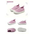 thumbnail image 4 of Dakaela Toddler Boy Girl Mesh Sneakers 3-12Months Baby Knitted Walking Slip on Shoes 3T 4T Little Kid Breathable Soft Sole Outdoor Shoes Pink Size 4.5, 4 of 8