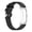 Black, variant on Soft Silicone Replacement Straps For Smartwatches Adjustable Sport Band