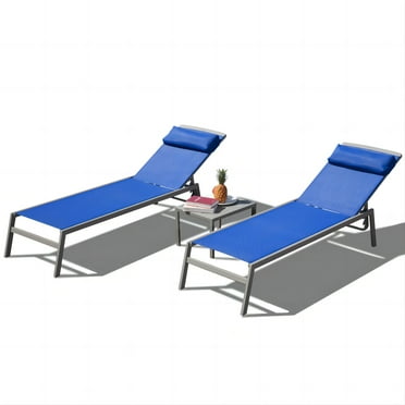 YYAo Chaise Lounge, Recliner Outdoor Chaise Lounge Chairs for Pool Beach Patio Lawn Porch