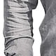 thumbnail image 4 of Camisa con cuello en V para hombre, de algodón y lino, informal, holgada, con cuello levantado Pompotops  oipoqjl8388, 4 of 6