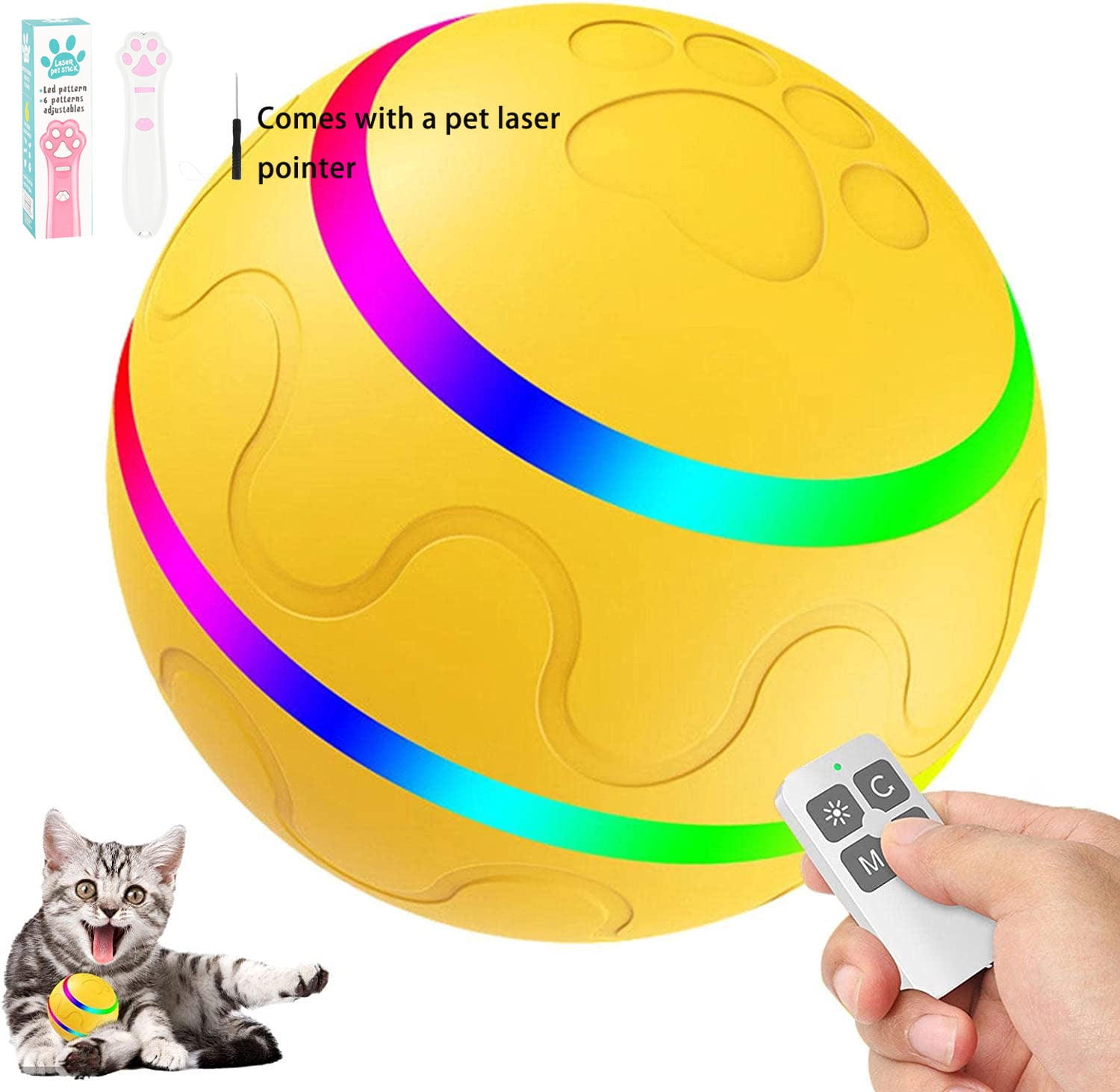 Smart Ball for Dogs, SelfMoving Balls for Large Dogs, Interactive