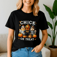 thumbnail image 2 of Chick or Treat Halloween Shirt, Chicken Tee, Trick or Treat TShirt, Spooky Season Shirts, Halloween Summer, Summerween, Funny Halloween Gift, Halloween Chicken Tshirt, 2 of 5