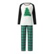 thumbnail image 2 of Pijama navideño familiar a juego Fiomva, pijamas navideños para mujer, hombre y niño, ropa de dormir con estampado de letras, 2 of 8