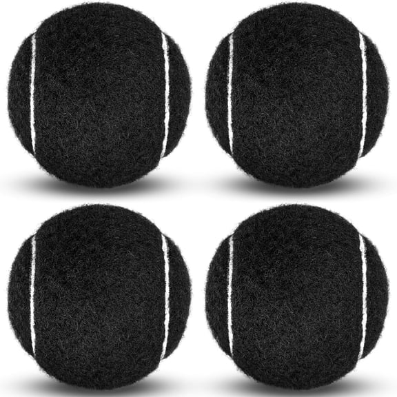 BESTSKY Tennis Balls, 4 Pack Training Tennis Balls – Practice Balls for Beginners & Playing Balls for Dogs Training Practice Tennis Balls