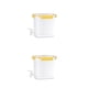 thumbnail image 4 of Inteprter Agua fría Bebida Nevera Jarra Dispensador de bebidas 4.5L Hervidor de gran capacidad a prueba de fugas para barra de cocina Amarillo Amarillo 3.5L 2Conjunto, 4 of 6