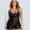Black, variant on uublik Lingerie Set for Women Sexy Naughty Sexy Naughty Plus Size Babydoll Lace Bodysuit