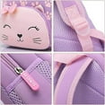 thumbnail image 3 of Nice Choice Cute Toddler Backpack Baby Girls Preschool Daycare Backpack Bookbag Schoolbag Gifts for Kids Little Girls(PurpleCat), 3 of 7
