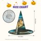 thumbnail image 3 of Sombreros de bruja de Halloween con estampado de tortuga marina de GAGALU Wizard, 3 of 8