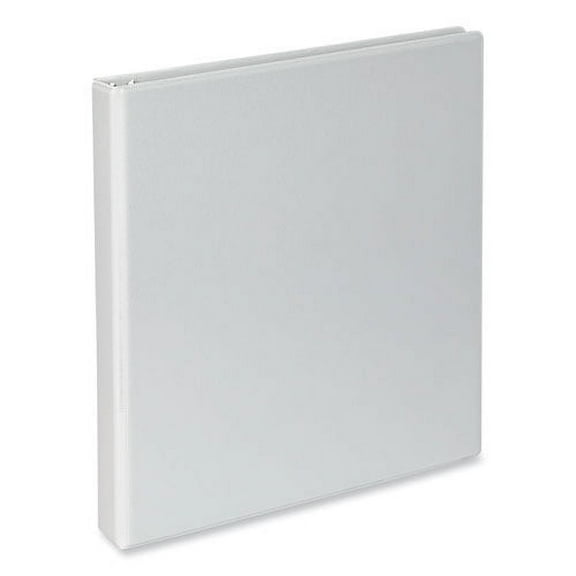 Slant D-Ring View Binder, 3 Rings, 1" Capacity, 11 x 8.5, White, 12/Carton | Bundle of 2 Cartons