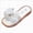 A8-White, variant on Little Girls Strappy Slip On Sandals Shiny Butterfly Bowknot Decor Soft Flat Sole Toddler Kids Casual Outdoor Comfort Footwear Gibobby,10.5,Pink
