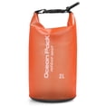 thumbnail image 1 of Sac Étanche Orange 2L avec Construction en PVC, Coutures Soudées et Fermeture à Rouleau – Bandoulière Amovible et Réglable pour Kayak, Bateau, Pêche, Randonnée et Activités Extérieures, 1 of 6