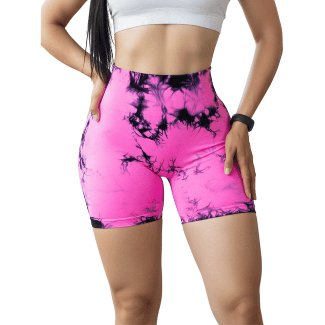 Biker Short Mujer Stretch Shore Dama Chores Gym Talle Alto
