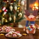 thumbnail image 4 of Tarro de plástico para dulces, adornos navideños, muñeco navideño, decoración de latas de dulces, regalo para el día de Navidad, lata de plástico transparente para dulces, decoraciones de Halloween, d, 4 of 6