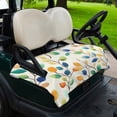 thumbnail image 2 of Golf Cart Seat Covers for 2 Seater, Colorful Leaf Soft Microfiber Cart Seat Towel Blanket, Spring Summer Botanical Vintage Absorbent Breathable Non Slip Bench Seats Protector for Golf Course 51"x31", 2 of 9