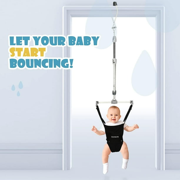 2 in 1 Baby Door Jumper, Adjustable Strap and Seat for 624 Months