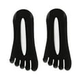 thumbnail image 4 of amagogo Five Toe Socks Boat Socks Portable Ankle Toe Socks for Casual Outdoor Ladies Black, 4 of 9