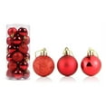 thumbnail image 1 of 24Pcs Christmas Ball Delicate Reusable High Gloss  Tree Decor Ball Pendant Home Decor, 1 of 8