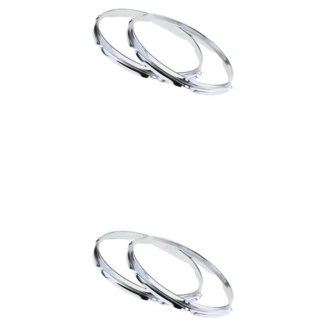 Aros de tambor Toystoory 2 unids/set de llanta de aro 1.5mm 10 pulgadas 6 agujeros