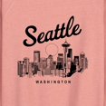 thumbnail image 3 of Instant Message - Seattle Washington - Women's Lightweight French Terry Pullover, 3 of 7