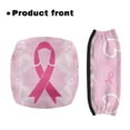 thumbnail image 2 of COEQINE Breast Cancer Pink Ribbon Rollator Seat Back Cover for Women 2PCS Medical Products Rollator Walker Seat & Back Cover Walker Seat Cover for Men Rollator Seat Padded Cover, 2 of 7