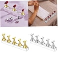 thumbnail image 5 of Juego de 2 soportes de práctica de uñas acrílicas, soporte magnético para exhibición de uñas, herramienta de manicura con masilla adhesiva reutilizable para maquillaje de salón en casa, 5 of 5