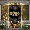thumbnail image 3 of Golden Design New Year Banner 2026 Festive Crown Decoration Celebration Event for Indoor Party Holiday Festivity, 3 of 9