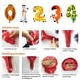 thumbnail image 4 of Wosthever Globo de fiesta con forma de número de animal, globo de papel de aluminio para niños, decoración de fiesta de cumpleaños, número 0 Type2 NO2 Wosthever HA002733-01, 4 of 6