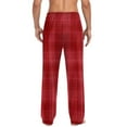 thumbnail image 5 of LONKITO Mens Pajama Pants with Pockets Lightweight Sleep Pj Pants Plaid Lounge Pants Loungewear Sleepwear, 5 of 6